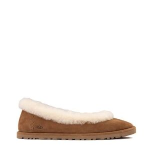 UGG Women's Brown Slippers with Cream Lining